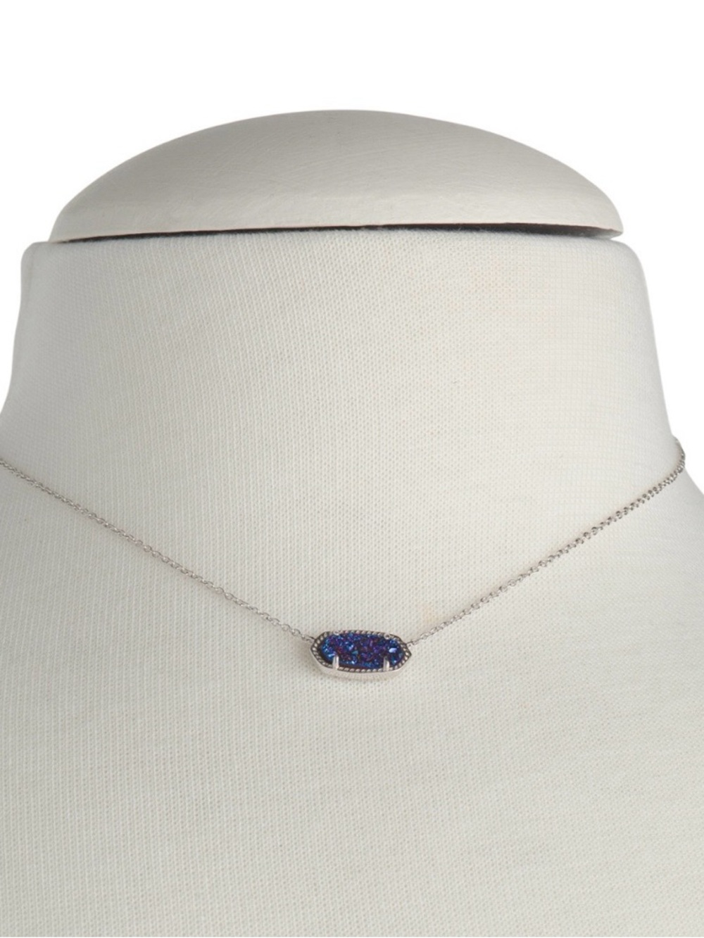 Kendra Scott Indigo Blue Drusy Necklace